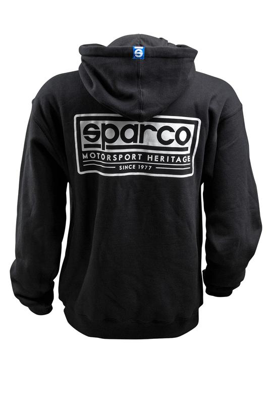 Sparco Swtshrt Hooded Heritage Blk Lr-thumbmail-3