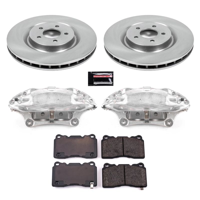Power Stop 07-14 Ford Mustang Front Autospecialty Kit w/Cals-thumbmail-1