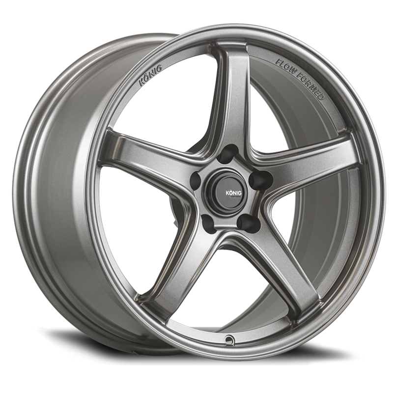 Konig Neoform 19X9.5 5X114.3 ET25 Matte Grey Flow Formed-thumbmail-1
