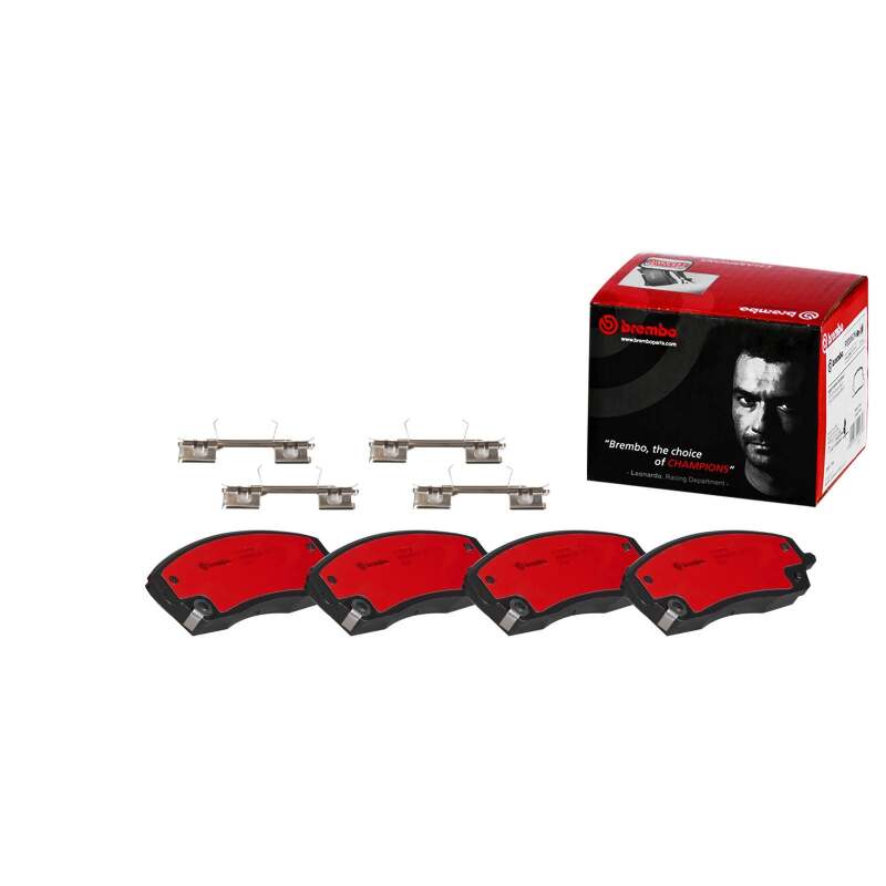 Brembo OE 09-13 Dodge Challenger/21-23 Challenger/Charger PRIME Ceramic Brake Pad - Front-thumbmail-1