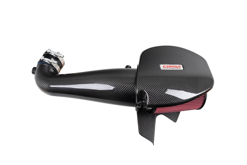 Corsa 11-23 Dodge Challenger/Charger 5.7L V8 Carbon Fiber Open Element Air Intake - Dry-thumbmail-1