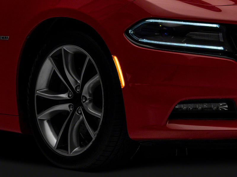 Raxiom 15-23 Dodge Charger Excluding Widebody Axial Series LED Side Marker Lights- Clear-thumbmail-1