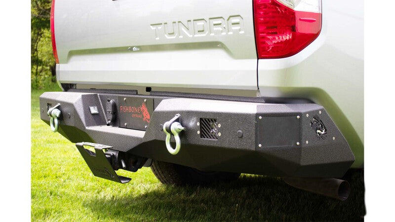 Fishbone Offroad 14-21 Toyota Tundra Rear Bumper - Black Texture-thumbmail-4