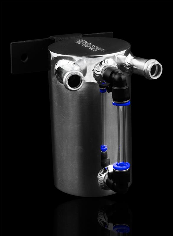 Weapon R 16 fl oz Polished Oil Catch Can w/ 15mm Inlet Ports-thumbmail-2