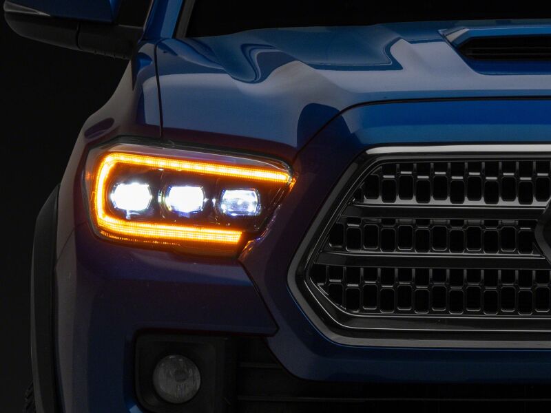 Raxiom 16-23 Toyota Tacoma CXR Series V2 LED Projector Headlights- Black Housing- Clear Lens-thumbmail-9