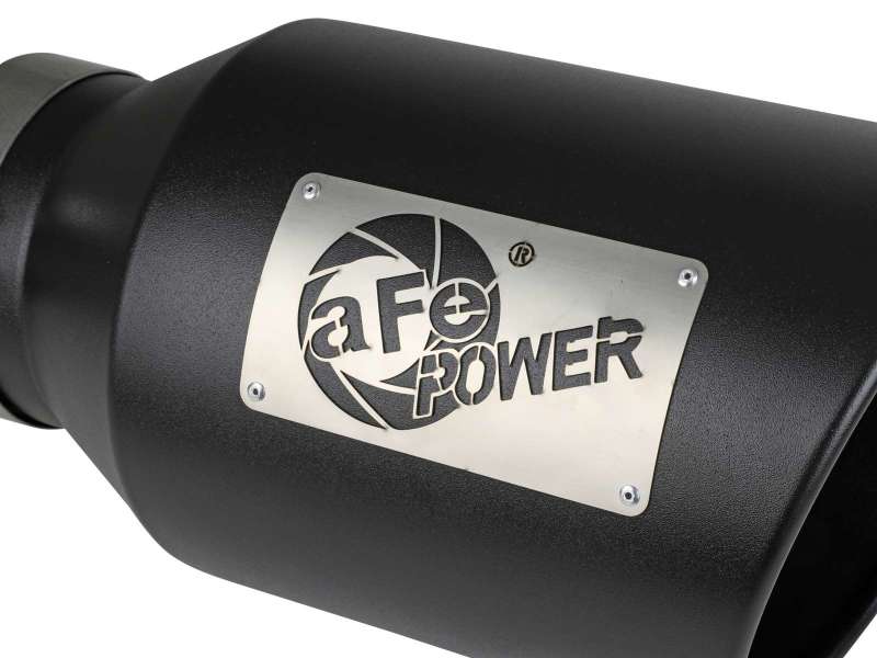 aFe Power Universal 5in Inlet 8in Outet MACH Force-XP Clamp-On Exhaust Tip - Black-thumbmail-6