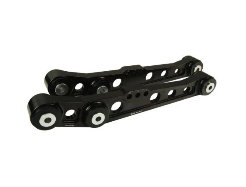 BLOX Racing V2 Billet Rear Lower Control Arms Poly Bushings 96-00 Honda Civic - Black-thumbmail-1