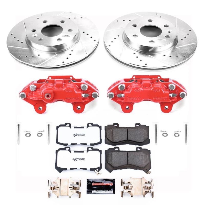 Power Stop 15-20 GMC Canyon Front Z36 Truck & Tow Kit w/Cals-thumbmail-1