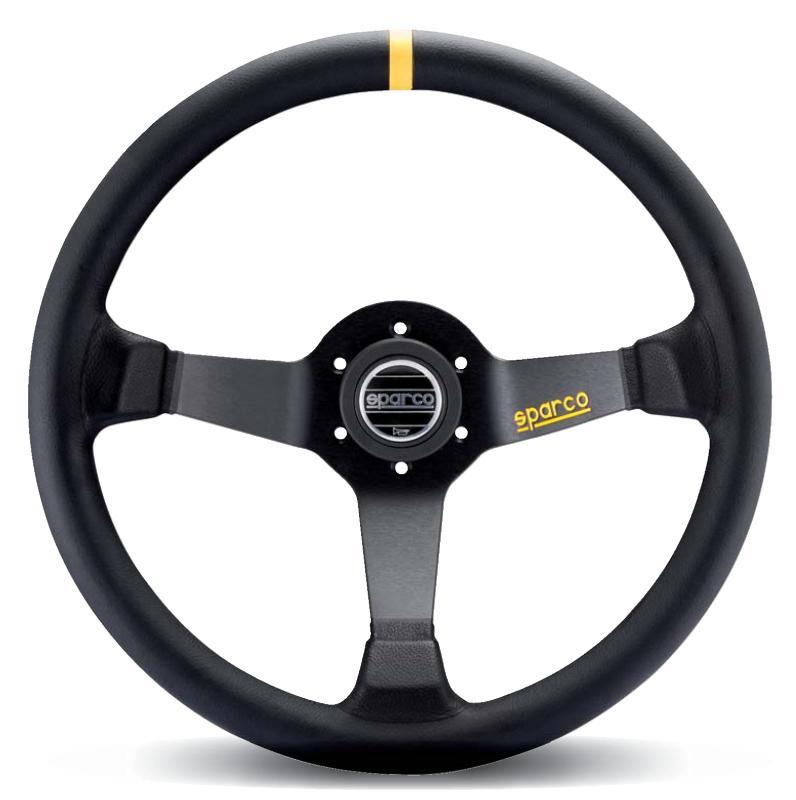 Sparco Strwhl 345 Leather Black-thumbmail-3