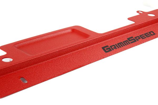GrimmSpeed 02-07 Subaru Impreza/WRX / 04-07 STI Radiator Shroud w/Tool Tray - Red-thumbmail-4