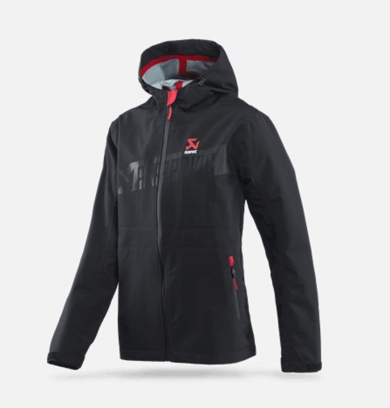 Akrapovic Womens Corpo Rain Jacket Black - XL-thumbmail-1