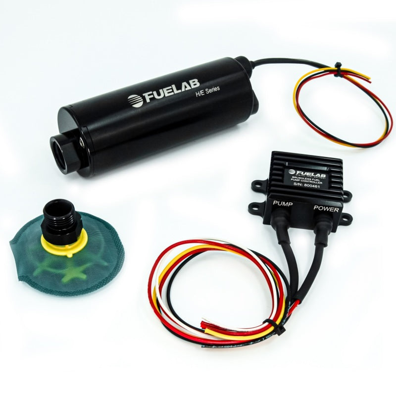 Fuelab In-Tank Twin Screw Brushless Fuel Pump Kit w/Remote Mount Controller/65 Micron - 1100 LPH-thumbmail-1