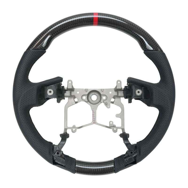 NRG 12-23 Toyota Tacoma OEM Plus Carbon Fiber Steering Wheel w/ Black Stitch & Red Center Mark