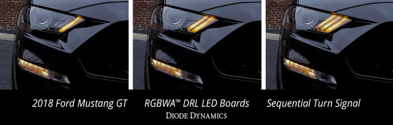 Diode Dynamics 18-23 Ford Mustang RGBW DRL LED Boards-thumbmail-8