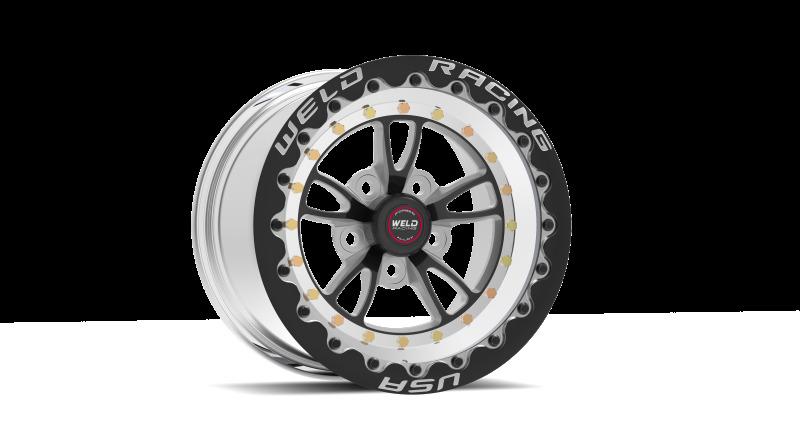 Weld Full Throttle 1-Piece 15x8 / 5x4.5 BP / 3.5in. BS Black Wheel-thumbmail-1