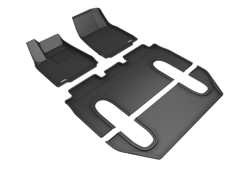 3D MAXpider 16-21 Tesla Model X Kagu Black Full Set