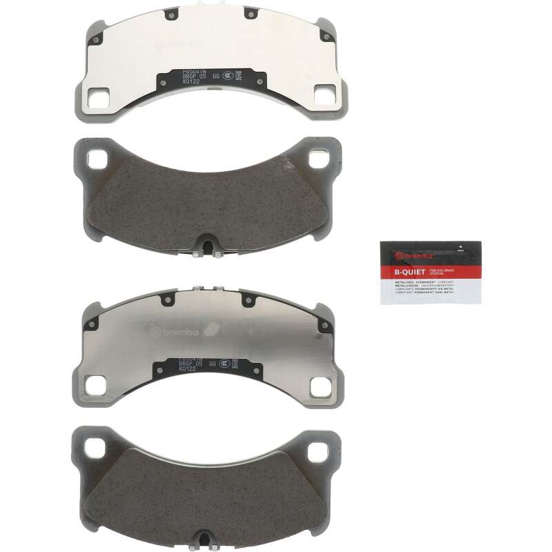 Brembo OE 15-18 Porsche Macan/17-24 Panamera PRIME Ceramic Brake Pad - Front-thumbmail-2