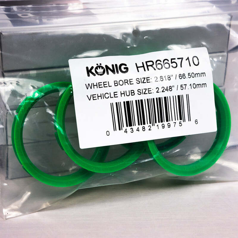 Konig Hub Ring Set (4pcs) - 66.5mm O.D. / 57.1mm I.D.-thumbmail-2