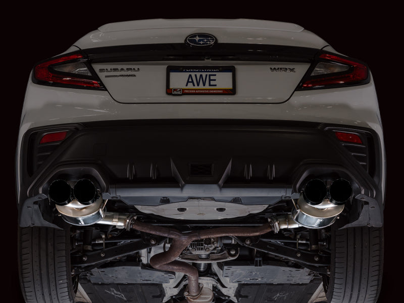 AWE Tuning 22-25 Subaru VB WRX Touring Edition Axleback Exhaust - Diamond Black Tips-thumbmail-6