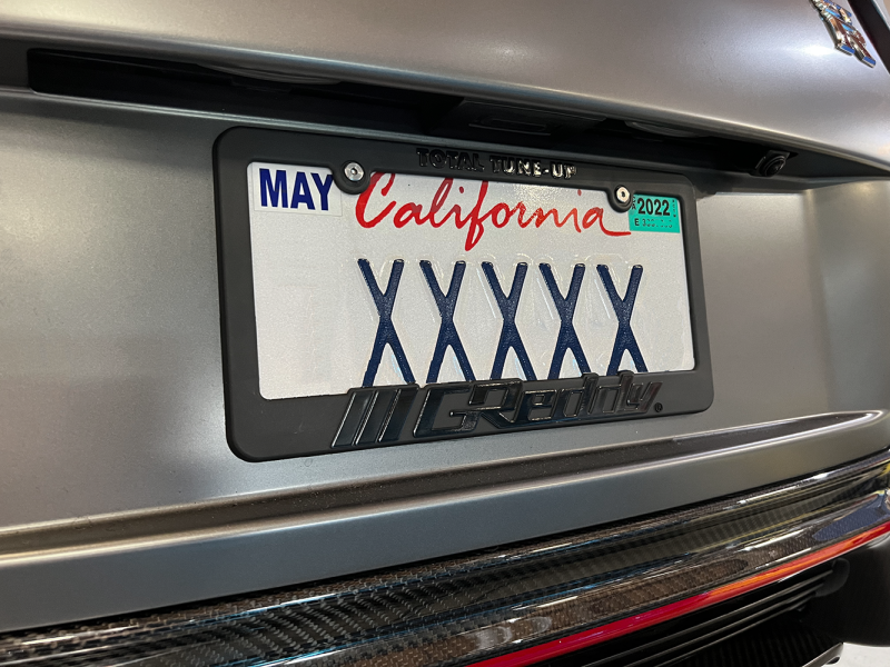 GReddy Total Tune Up License Plate Frame - Black Out-thumbmail-2