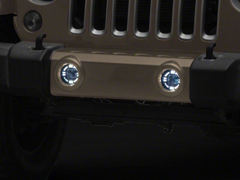 Raxiom 07-18 Jeep Wrangler JK V2 LED Fog Lights with Amber Turn Signals-thumbmail-8