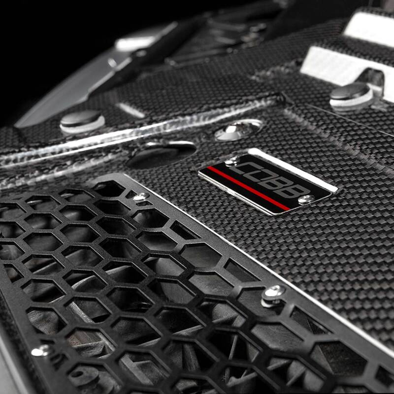 Cobb 17-20 Ford F-150 Ecoboost Raptor Redline Carbon Fiber Radiator Shroud-thumbmail-9