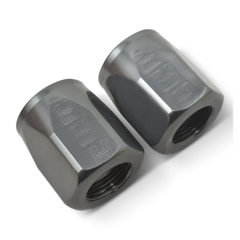 Russell Hose End Socket -10 AN Polished & Gray Anodized (2 Pack)-thumbmail-5
