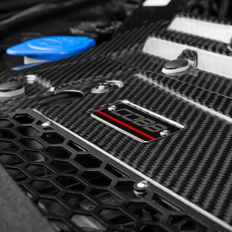 Cobb 21-23 Ford F-150 Ecoboost 3.5/2.7 Raptor/Tremor/Limited Redline Carbon Fiber Radiator Shroud-thumbmail-8