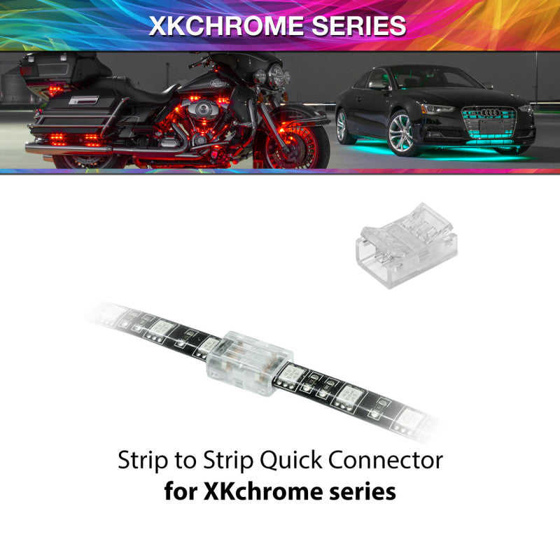 XK Glow 4 Pin Quick Connector- Strip to Strip XKchrome-thumbmail-1