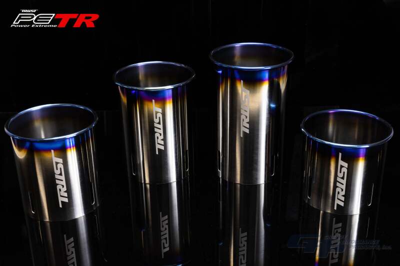 GReddy Titanium Trust PE-TR Tip L 110MM x 115MM - Titanium Burnt Finish-thumbmail-9