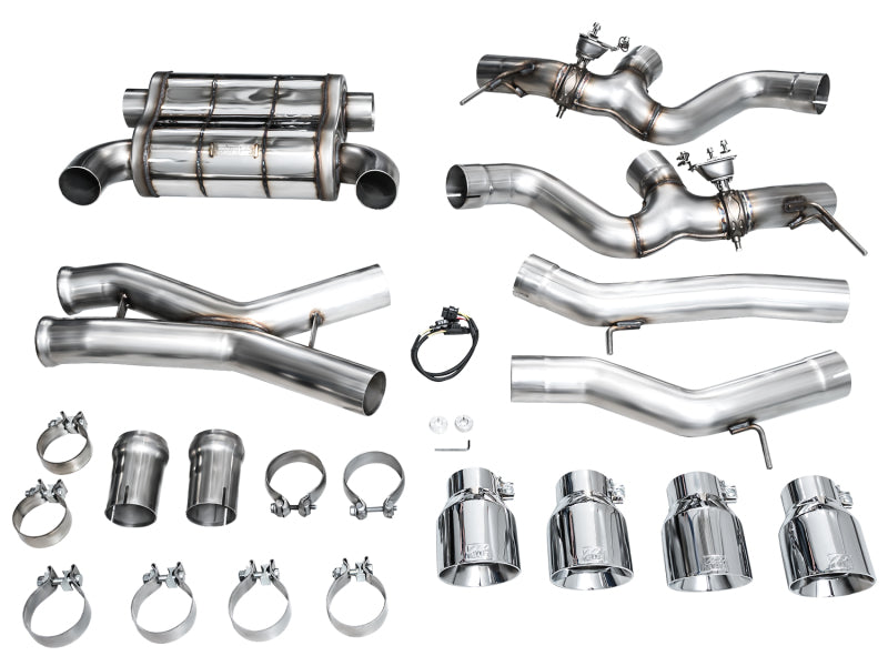 AWE Tuning 23-24 BMW G87 M2 SwitchPath Edition Exhaust - Chrome Silver Tips-thumbmail-15