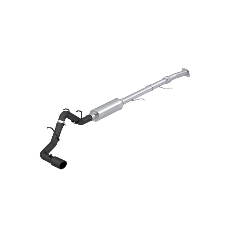 MBRP 2023+ Chevy Colorado/GMC Canyon Aluminized Steel 3in Cat-Back Single Side Exit - Black-thumbmail-1