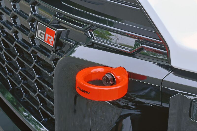 PERRIN 23-26 Toyota GR Corolla Front Tow Hook - Red-thumbmail-6