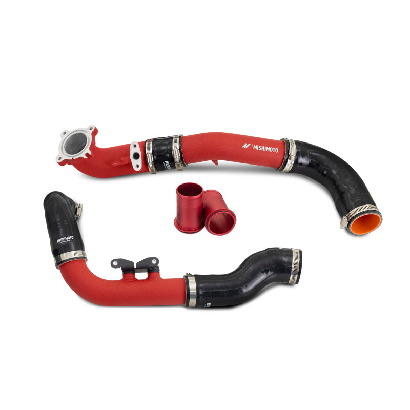 Mishimoto 2023+ Toyota GR Corolla Intercooler Pipe Kit - Wrinkle Red-thumbmail-8