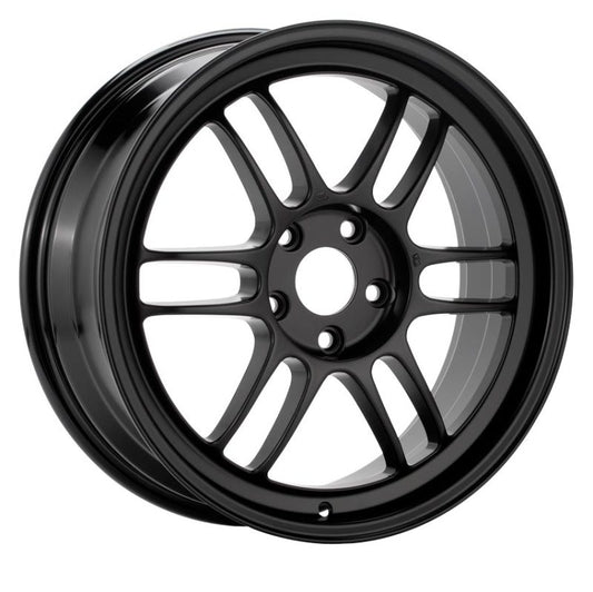 Enkei RPF1 15x7 4x100 41mm Offset 73mm Bore Matte Black Wheel Honda & Acura 4-Lug/02-06 Mini