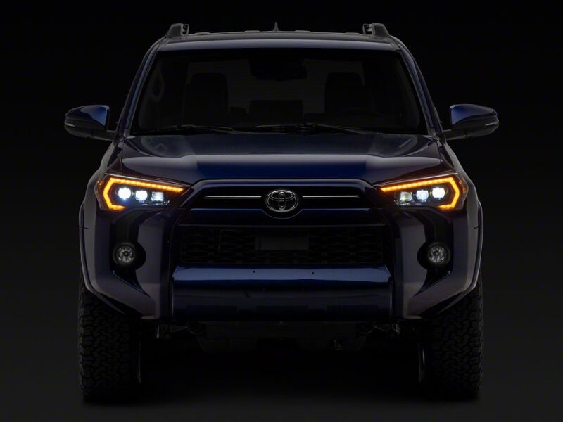 Raxiom 14-24 Toyota 4Runner CXR Series LED Headlights with Amber DRL- Black Housing- Clear Lens-thumbmail-12