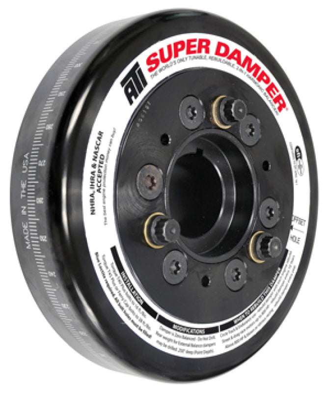 ATI Damper - 6.325in - Alum - Chevy SB / 90 Deg V6 - 2 Ring - Alum Hub-thumbmail-1