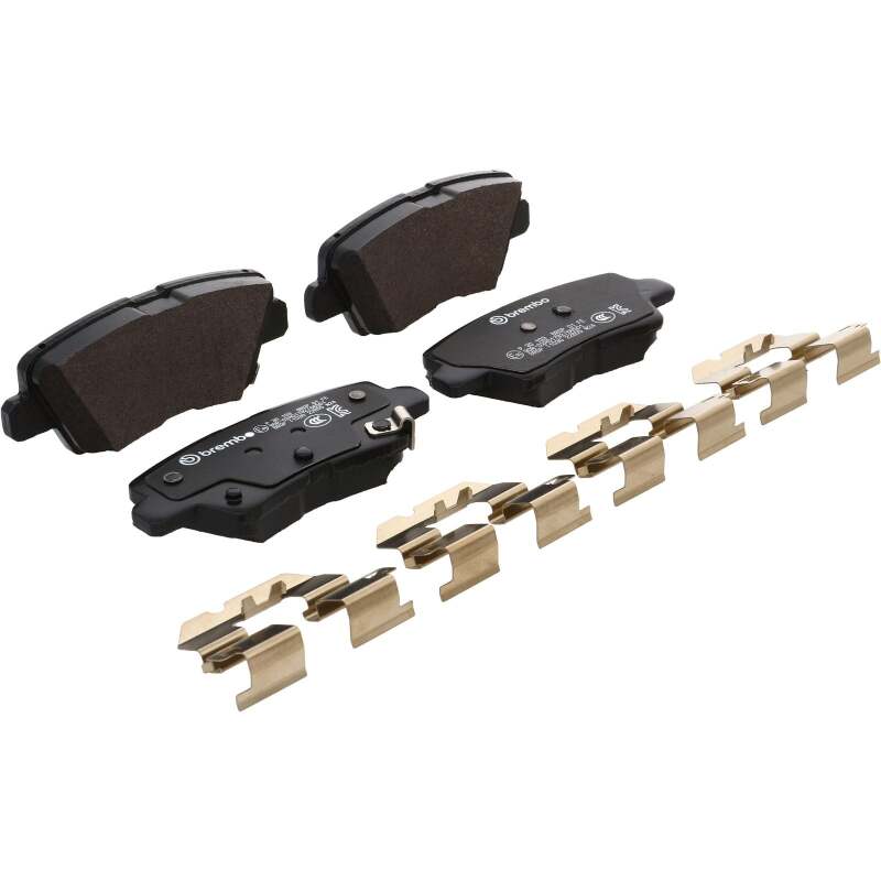 Brembo OE 21-22 Hyundai Accent/19-24 Nexo/2016 Sonata/2019 Sonata PRIME Low-Met Brake Pad - Rear-thumbmail-1