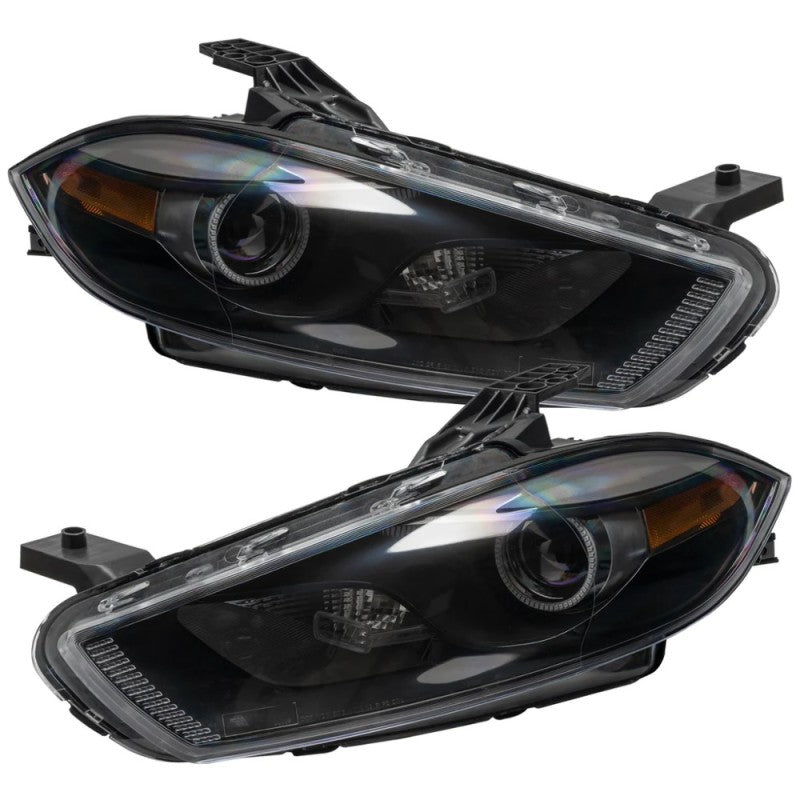 Oracle 13-16 Dodge Dart SMD HL - Black - Halogen - ColorSHIFT w/ BC1 Controller-thumbmail-1