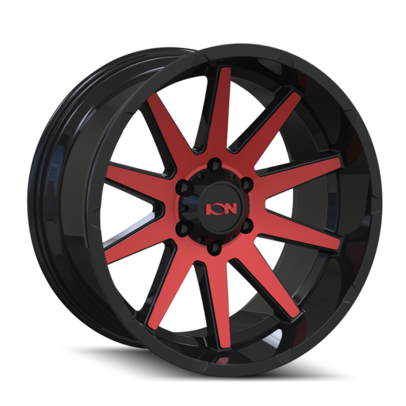 ION Type 143 20x9 / 8x170 BP / 18mm Offset / 125.2mm Hub Gloss Black/Red Machined Wheel-thumbmail-2