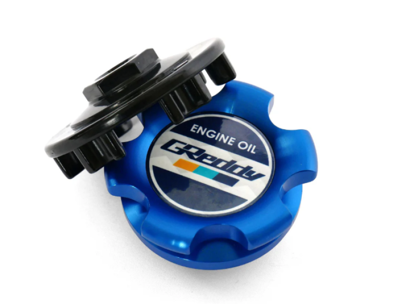 Greddy Type-B Oil Filler Cap Mazda 33.7 - Blue-thumbmail-1