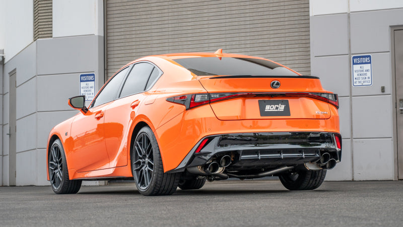 Borla 15-24 Lexus RC F Axle-Back Exhaust System S-Type - Black Chrome-thumbmail-3