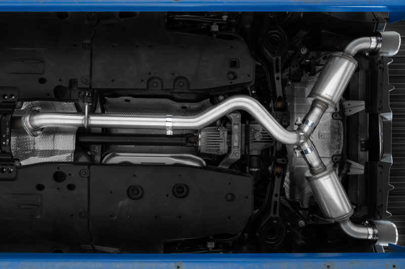 MBRP 2023 Toyota Corolla GR 1.6L T304 Stainless Steel 3in Cat-Back Dual Split Rear w/ Burnt End Tips-thumbmail-2