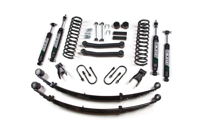 Zone Offroad 84-01 Jeep XJ 4.5in w/Rr Springs- Chrysler 8.25-thumbmail-1