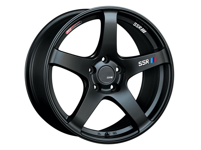 SSR GTV01 18x8.5 5x114.3 40mm Offset Flat Black Wheel 05-07 STI / 11+ tC-thumbmail-2
