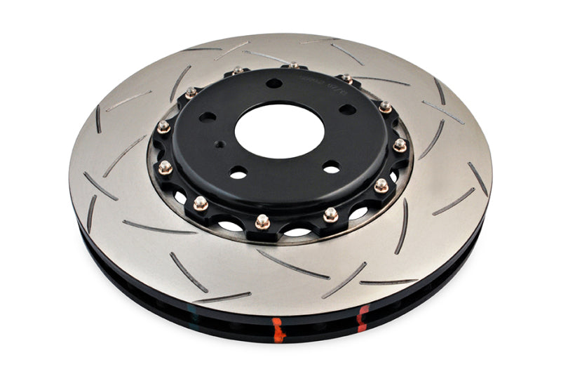 DBA 03-07 350Z / 03-04 G35 w/ Brembo Front Slotted 5000 Series 2 Piece Rotor Assembled w/ Black Hat-thumbmail-1