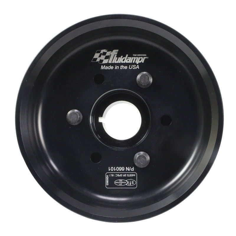 Fluidampr Chevy LSX 6-1/4in Damper w/Single 8 Rib 6.57in Dia Pulley Steel Internally Balanced Damper-thumbmail-7