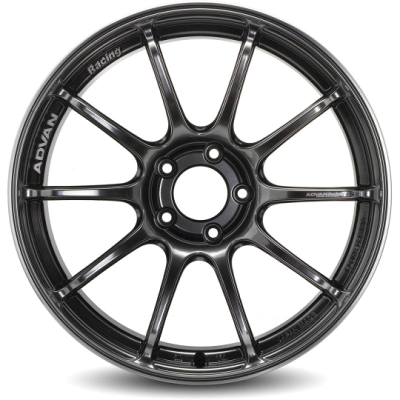 Advan RSIII 18x9.0 +35 5-114.3 Hyper Black & Ring Wheel-thumbmail-1