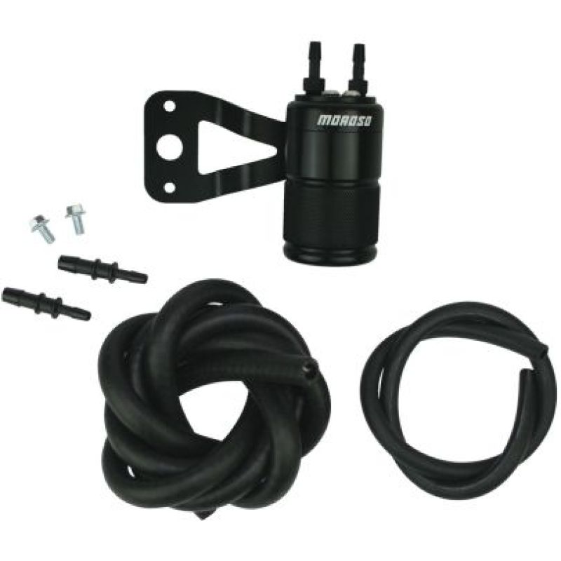 Moroso Harley-Davidson 88-16 Evo Twin Cam Sportster Air Oil Separator - Black-thumbmail-1