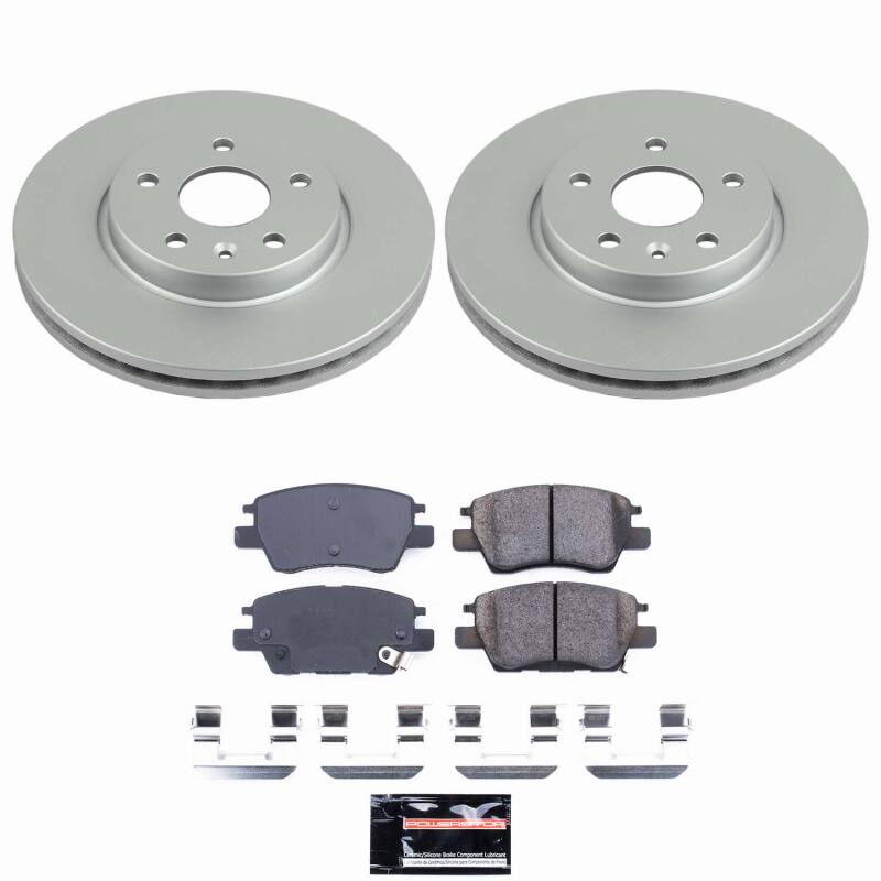 Power Stop 22-23 Chevrolet Bolt EUV Front Z23 Coated Brake Kit-thumbmail-1